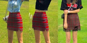 T-shirt + short skirt = look taller this summer (it’s A, sweet and good-looking, and many little people like to wear it)