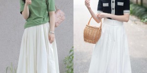 Wear T-shirt + skirt like this in summer (fashionable, age-reducing, elegant and beautiful to the core)