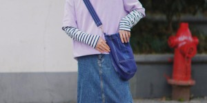 Wear a T-shirt + skirt like this in summer (gentle, refreshing, elegant and very youthful)