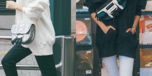 There is no need to be too fancy in early autumn (a small sweatshirt that can be worn by all heights is so beautiful)