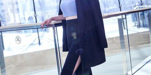 Wear a cartoon T-shirt and school uniform pants to look young (with a ponytail, you are at least 10 years younger)