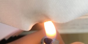 Finishing methods of polyester flame retardant fabrics