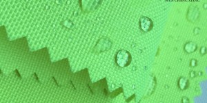 Water repellent properties of waterproof Oxford cloth