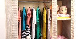Oxford cloth wardrobe/fabric wardrobe tips