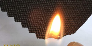 How is the flame retardant performance of flame retardant fabrics judged?