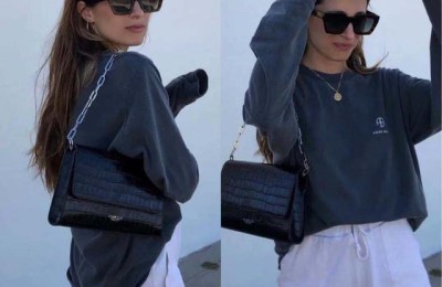 Don’t wear sweatshirts with pants anymore (it’s popular this year to wear them to look fashionable and slim)