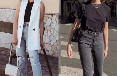 What bottoms look good with a T-shirt (a super casual way to wear in summer)