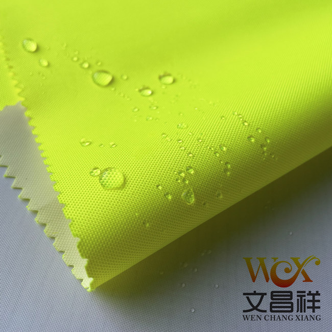 Waterproof fluorescent Oxford cloth