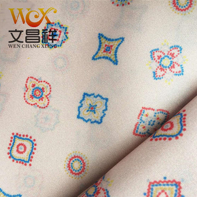Printed polyester taffeta Printed polyester taffeta