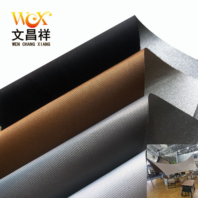 Silver-coated Oxford cloth Silver-coated Oxford cloth