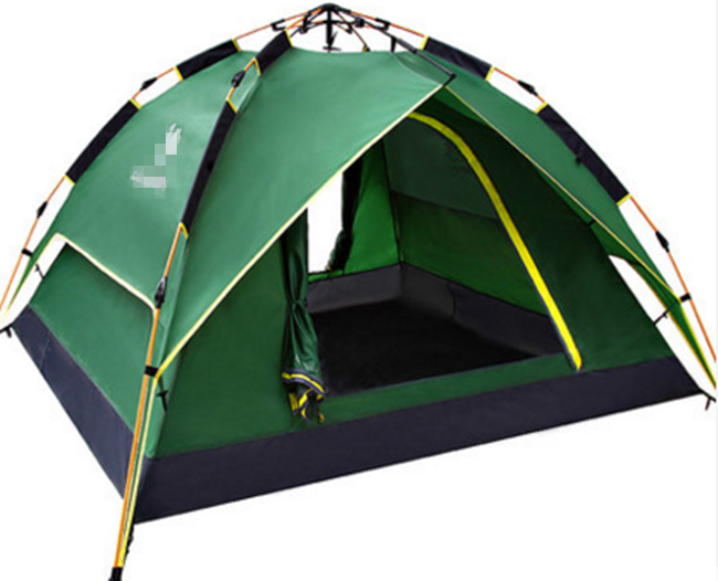 Waterproof tent fabric