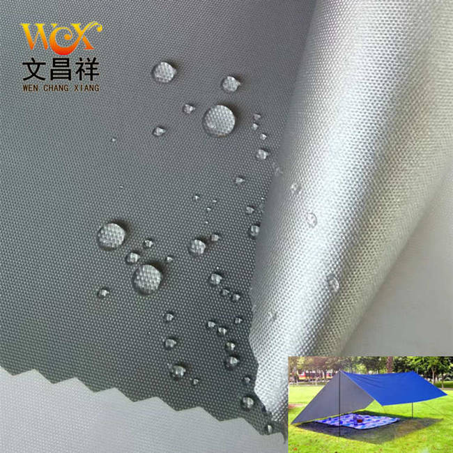 Silver-coated Oxford cloth Silver-coated Oxford cloth