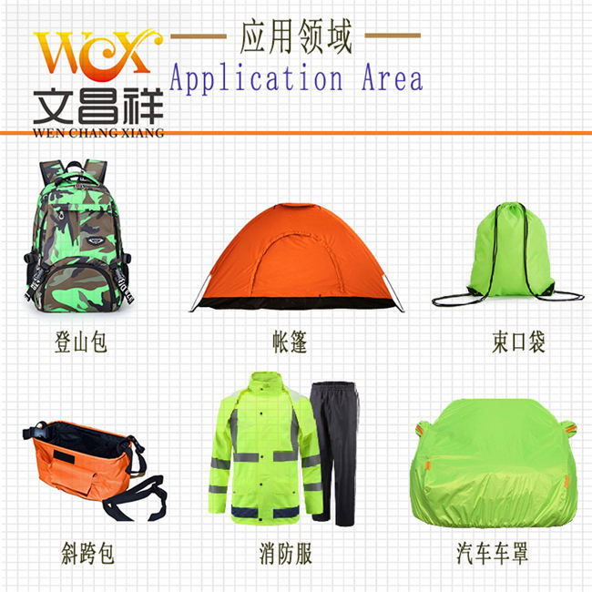 Use of fluorescent cloth