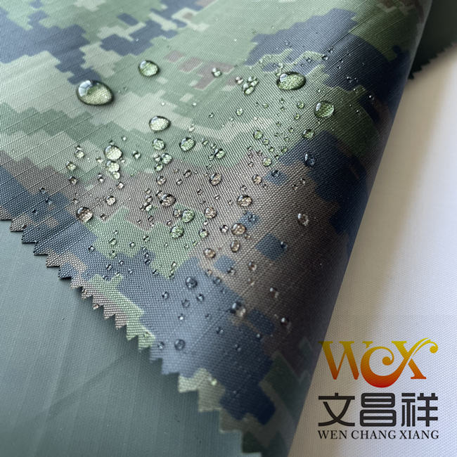 Waterproof camouflage fabric