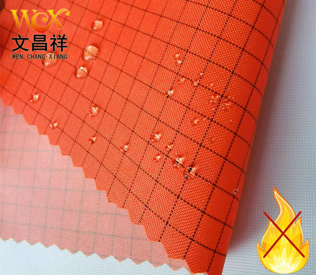 Anti-static and flame-resistant Oxford cloth Anti-static and flame-resistant Oxford cloth