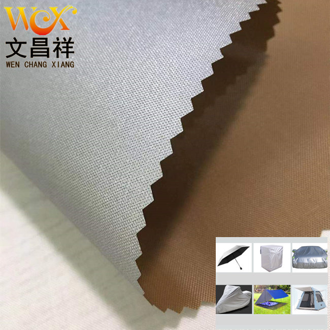 Silver-coated flame-retardant Oxford cloth
