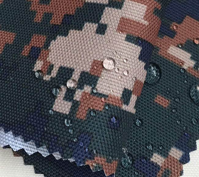 Camouflage printed fabric