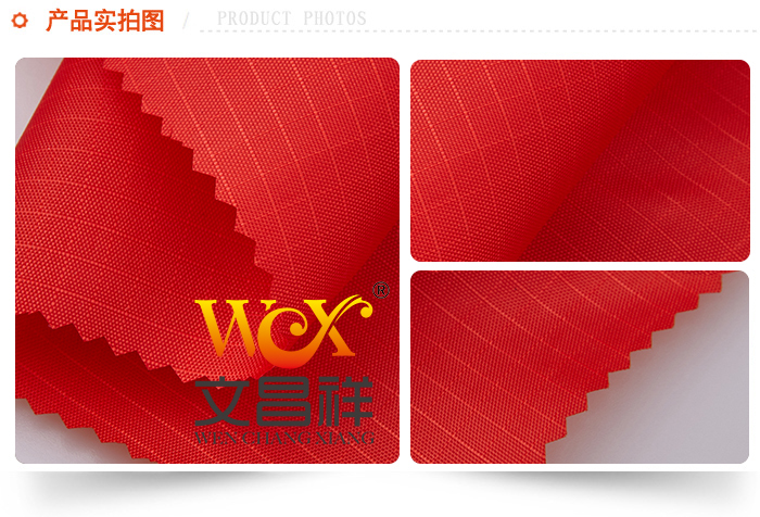 Check 210D Oxford Cloth Check 210D Oxford cloth