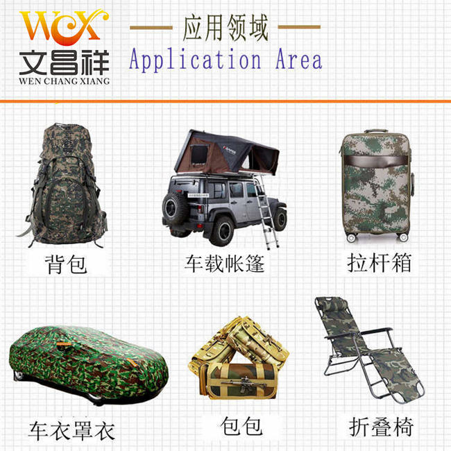 Use of camouflage cloth