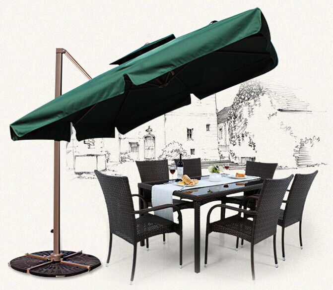 Oxford cloth parasol